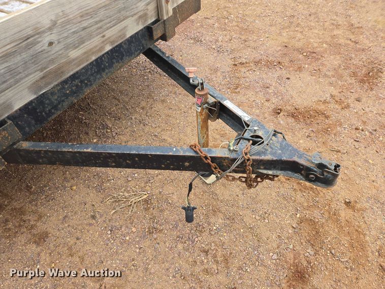 image for item EV5598 1993 M&S Trailer 16x7 utility trailer