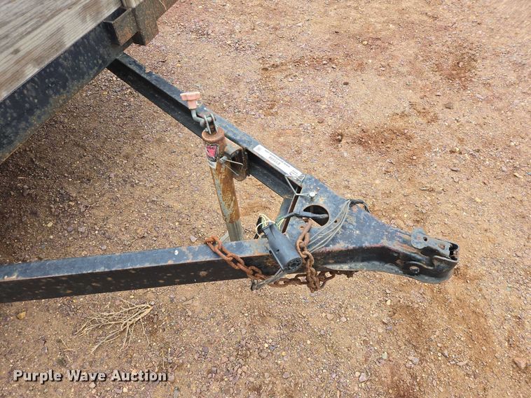 image for item EV5598 1993 M&S Trailer 16x7 utility trailer