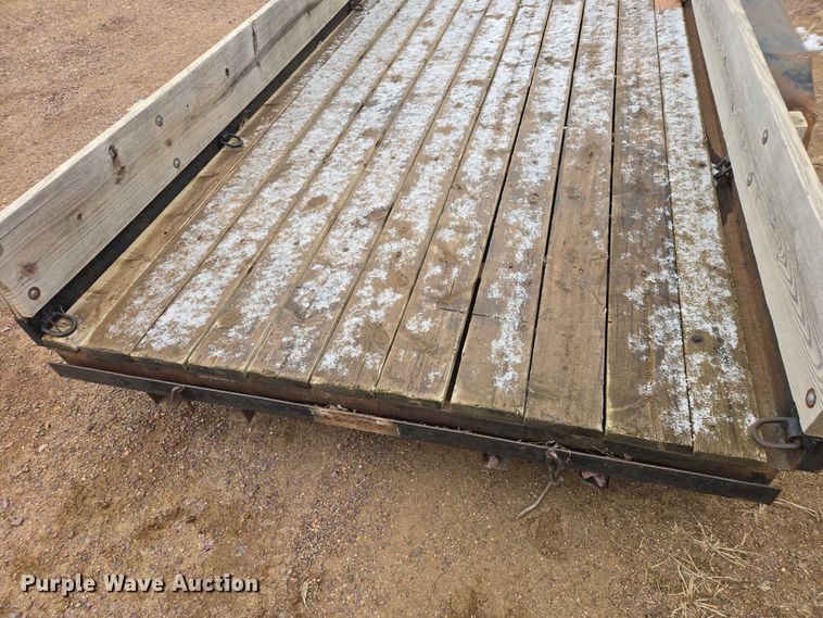 image for item EV5598 1993 M&S Trailer 16x7 utility trailer