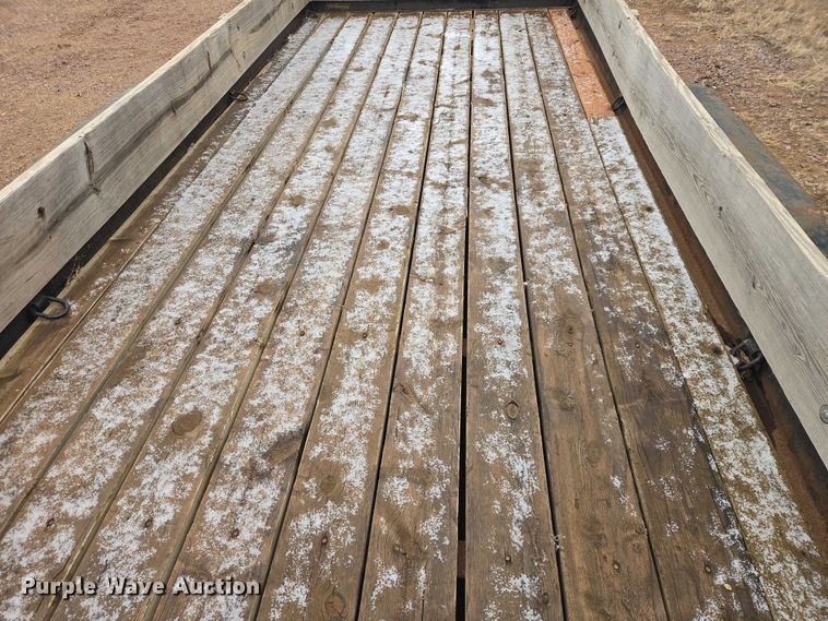 image for item EV5598 1993 M&S Trailer 16x7 utility trailer