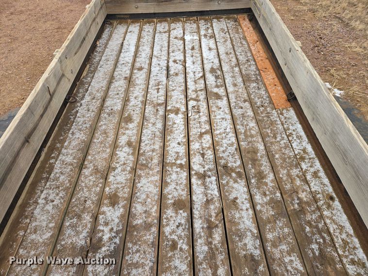 image for item EV5598 1993 M&S Trailer 16x7 utility trailer