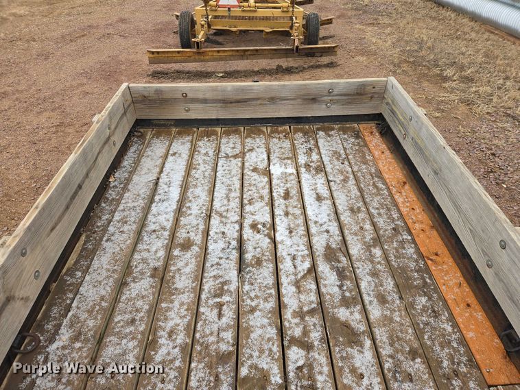 image for item EV5598 1993 M&S Trailer 16x7 utility trailer