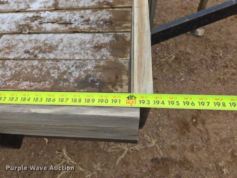 image for item EV5598 1993 M&S Trailer 16x7 utility trailer