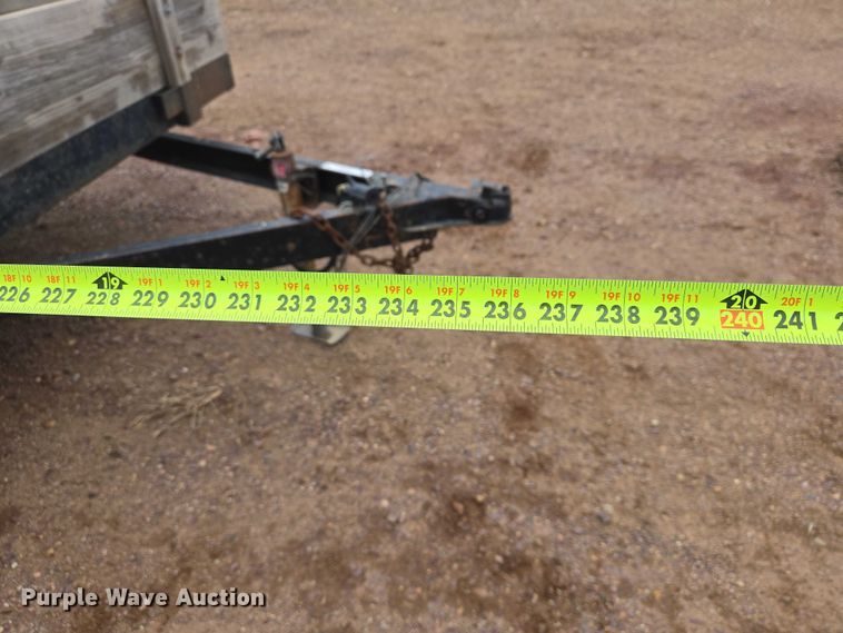 image for item EV5598 1993 M&S Trailer 16x7 utility trailer