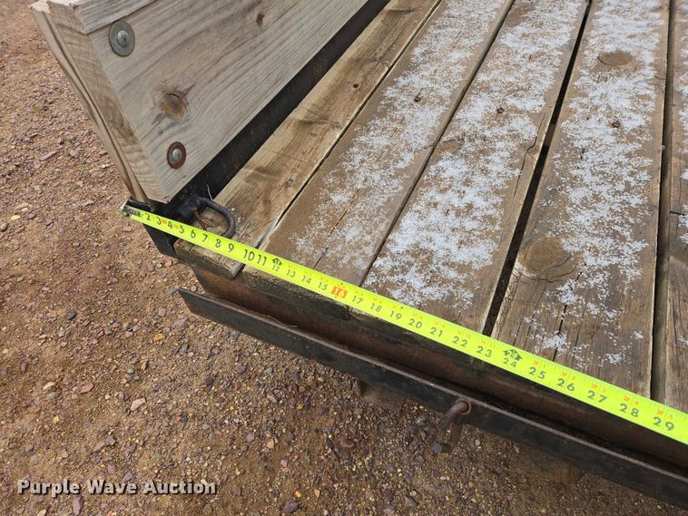 image for item EV5598 1993 M&S Trailer 16x7 utility trailer