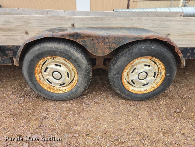 image for item EV5598 1993 M&S Trailer 16x7 utility trailer