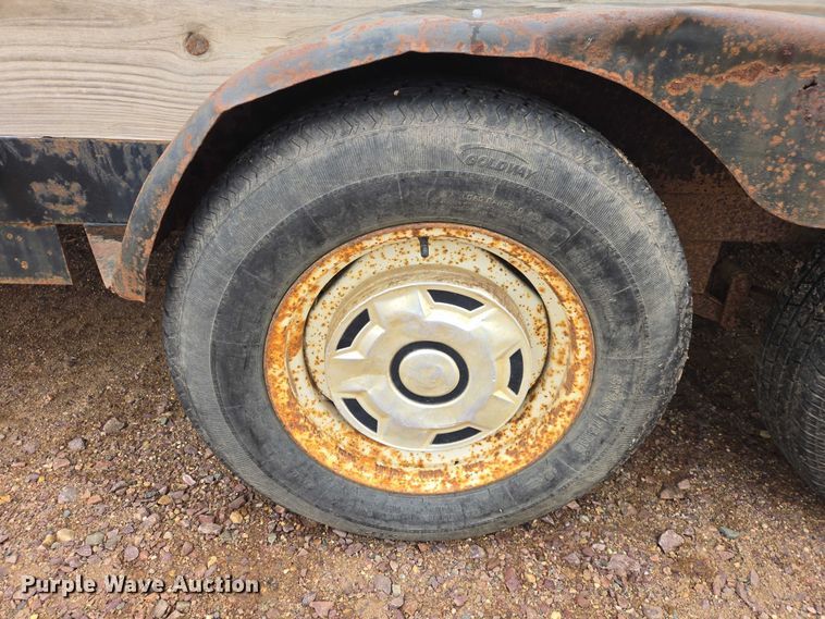 image for item EV5598 1993 M&S Trailer 16x7 utility trailer