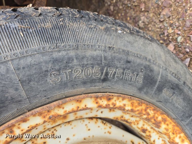 image for item EV5598 1993 M&S Trailer 16x7 utility trailer