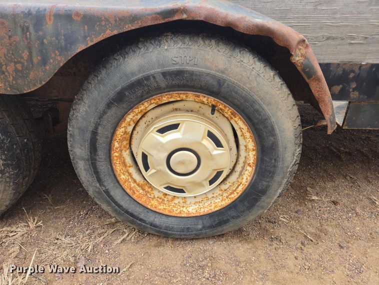 image for item EV5598 1993 M&S Trailer 16x7 utility trailer