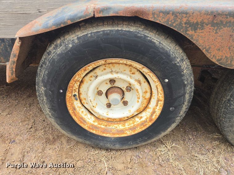 image for item EV5598 1993 M&S Trailer 16x7 utility trailer