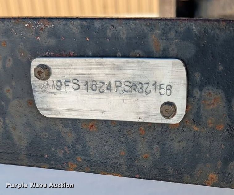 image for item EV5598 1993 M&S Trailer 16x7 utility trailer