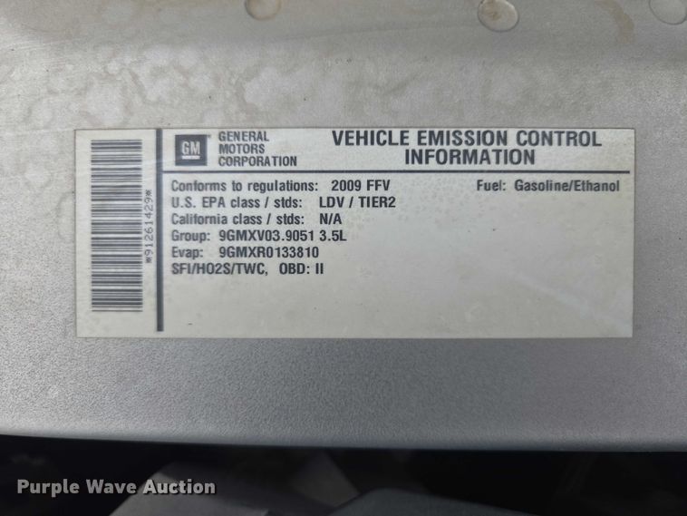 image for item EV5601 2009 Chevrolet Impala 