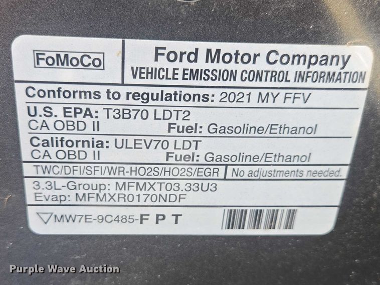 image for item EV5617 2021 Ford Explorer SUV