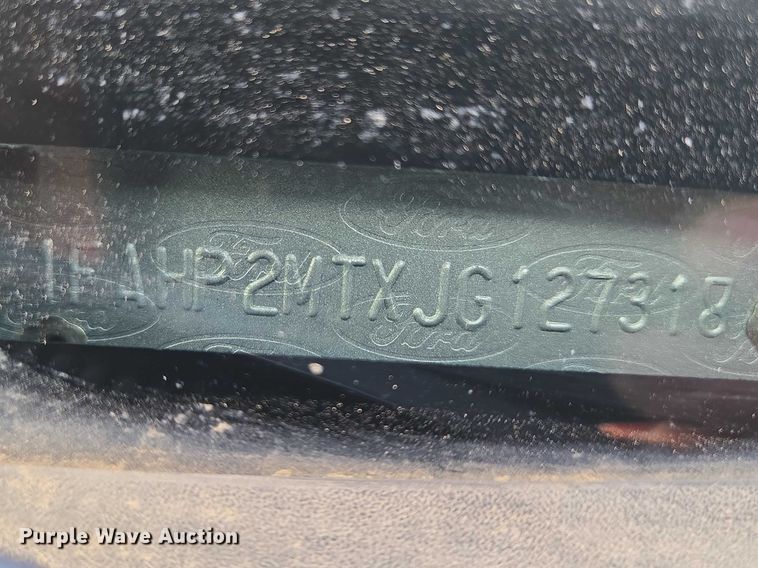 image for item EV5628 2018 Ford Taurus Police Interceptor 