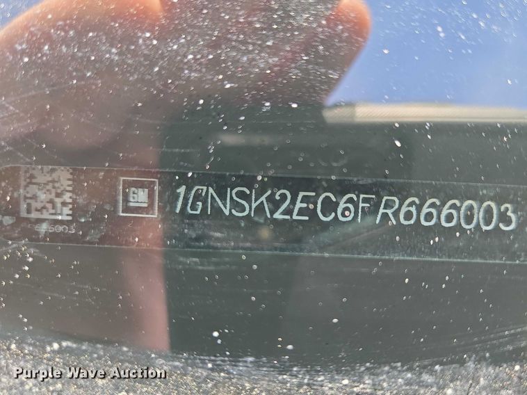 image for item EV5630 2015 Chevrolet Tahoe Police SUV