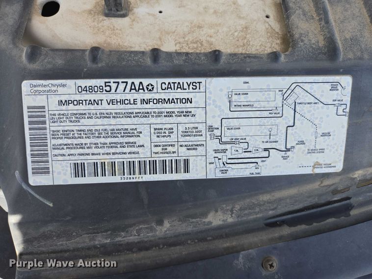 image for item EV5670 2001 Dodge Grand Caravan van