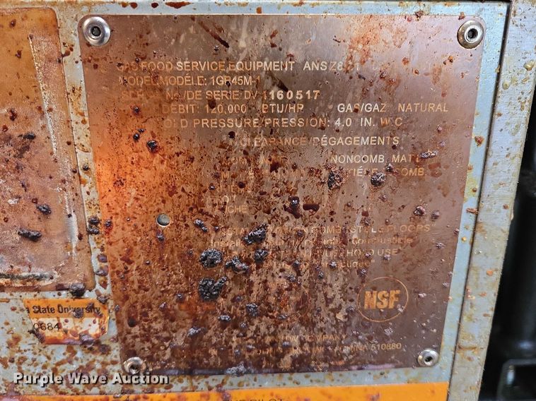 image for item EV5675 Vulcan 1GR45M-1 fryer