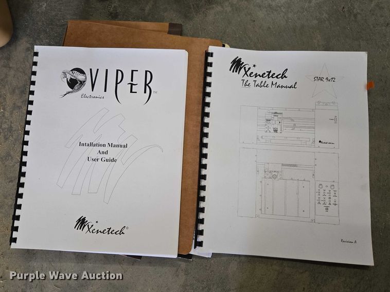 image for item EV5676 2008 Xenetech Viper 9x12 engraver