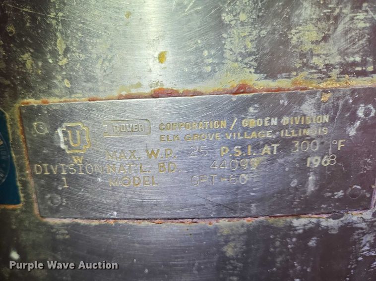 image for item EV5681 Groen GPT-60 steam kettle