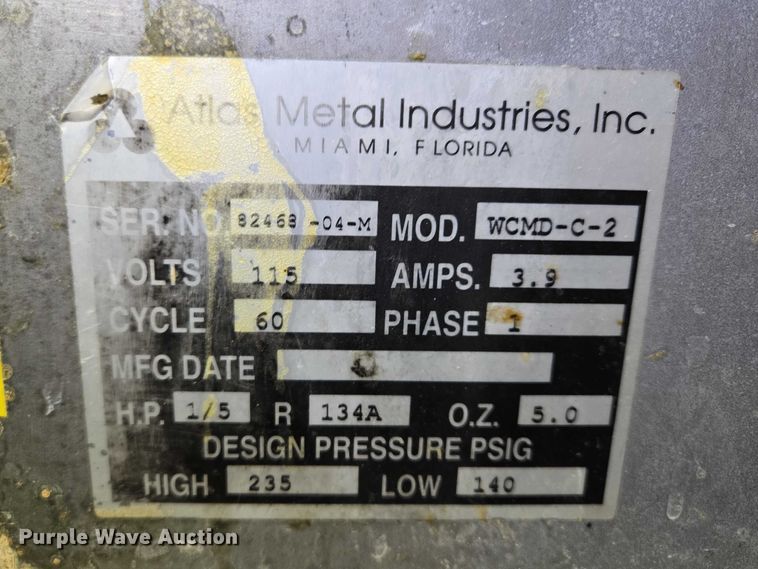 image for item EV5685 Atlas WCMD-C-2 cold pan