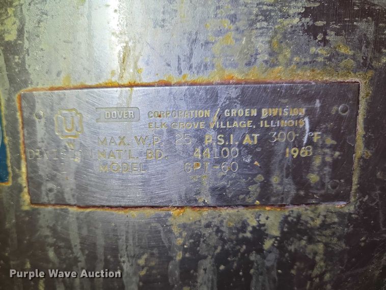 image for item EV5687 Groen GPT-60 steam kettle