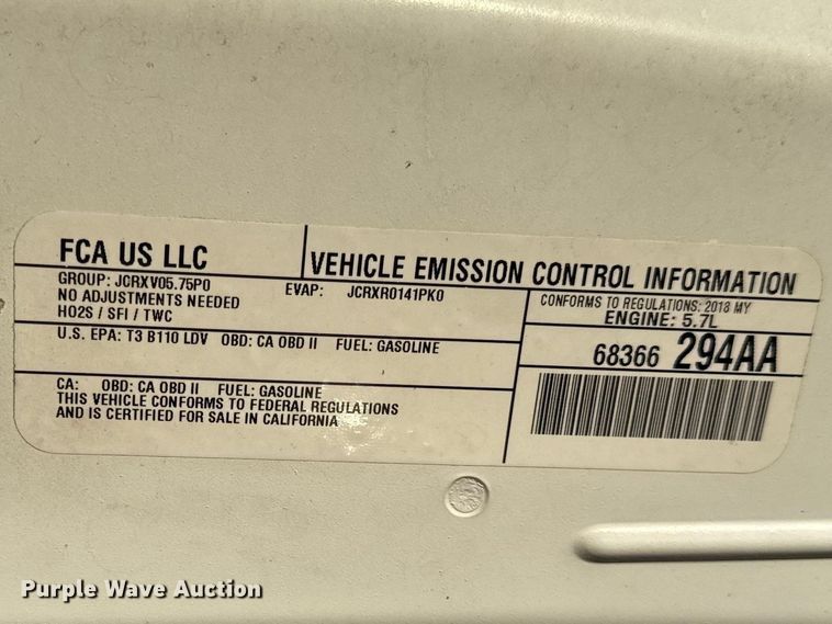 image for item EV7603 2018 Dodge Charger Police 