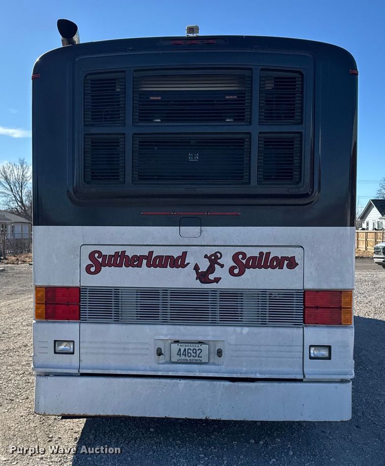 image for item FB0725 1999 Blue Bird Commercial Bus coach bus