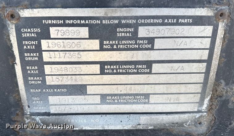 image for item FB0725 1999 Blue Bird Commercial Bus coach bus