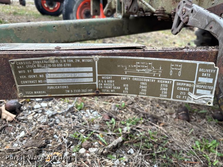 image for item FB3202 utility trailer