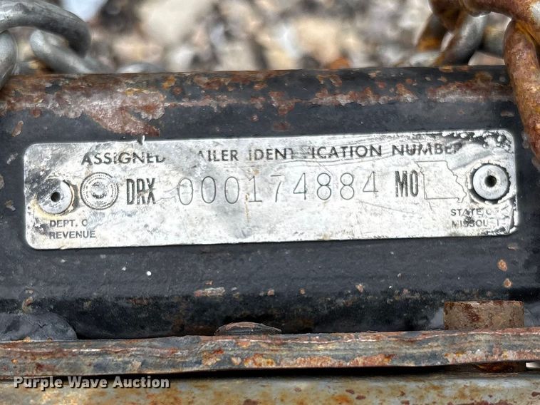 image for item FB3203 Shop built utility trailer