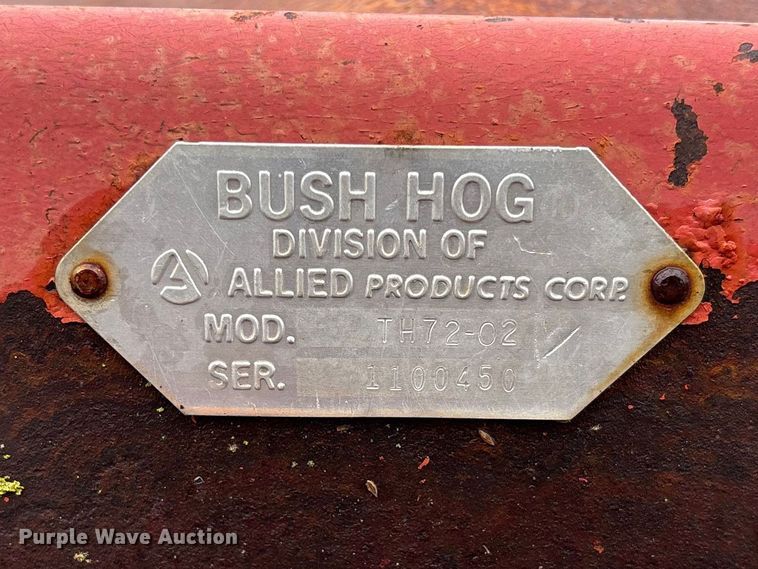 image for item FB3204 Bush Hog TH72-02 rotary mower
