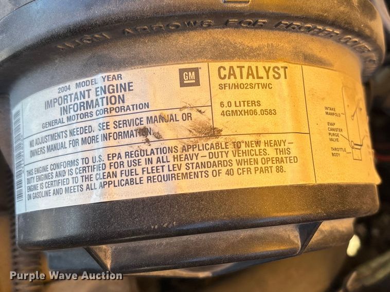 image for item FB3221 2004 Chevrolet Express 3500 school bus