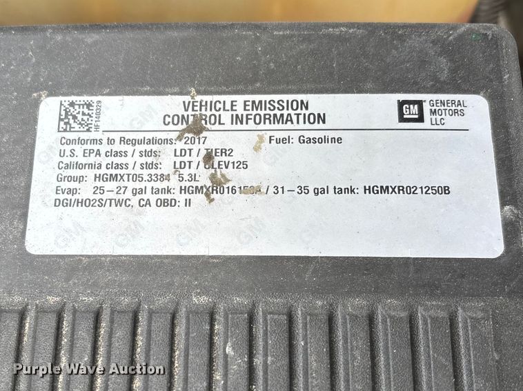 image for item FB3232 2017 Chevrolet Silverado 1500 Crew Cab pickup truck