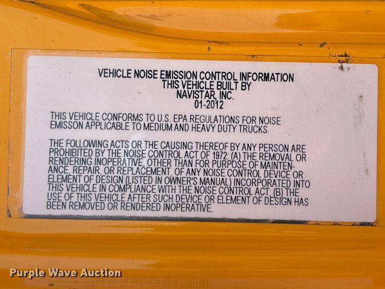 image for item FB3236 2013 International 7500 dump truck