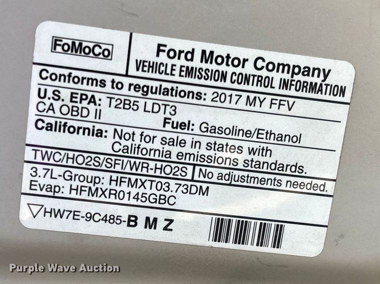 image for item FB3256 2017 Ford Explorer Police Interceptor  SUV