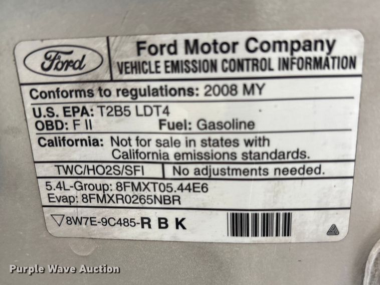 image for item FB3549 2008 Ford Expedition SUV