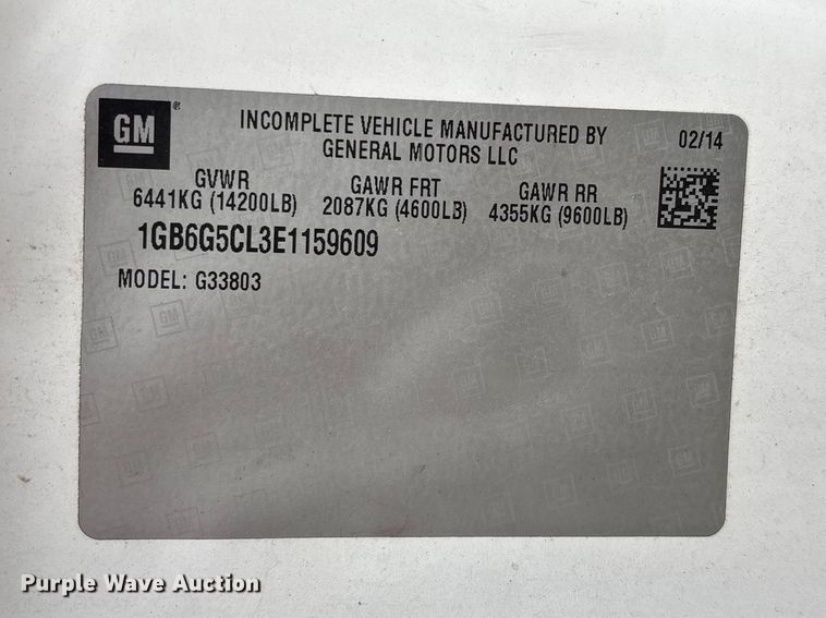 image for item FB3552 2014 Chevrolet Express G4500 ambulance