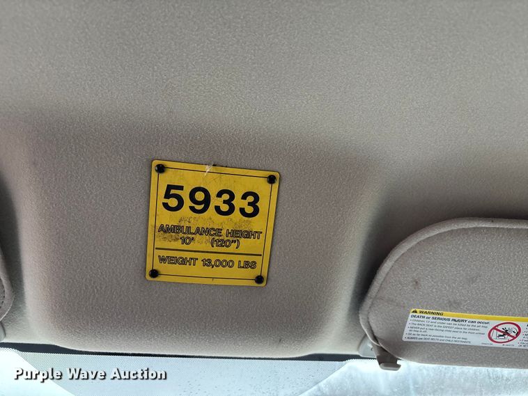 image for item FB3555 2016 Chevrolet Express G4500 ambulance