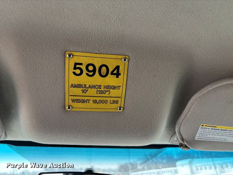 image for item FB3556 2016 Chevrolet Express G4500 ambulance