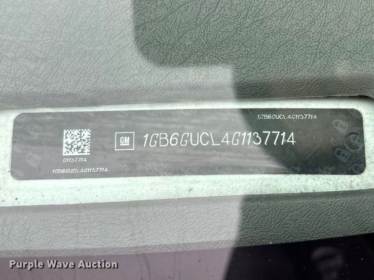 image for item FB3556 2016 Chevrolet Express G4500 ambulance