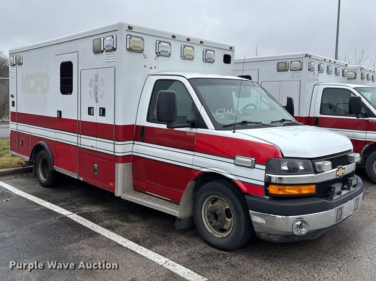 image for item FB3557 2016 Chevrolet Express G4500 ambulance