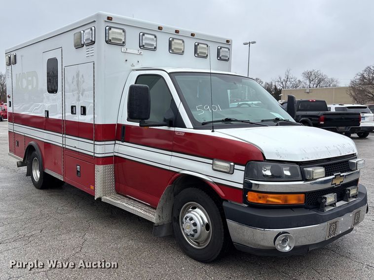 image for item FB3558 2016 Chevrolet Express G4500 ambulance