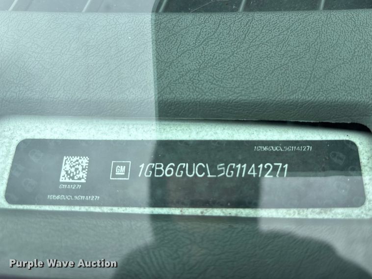 image for item FB3559 2016 Chevrolet Express G4500 ambulance