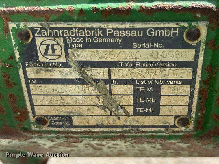 image for item FB3614 John Deere 6410 MFWD tractor