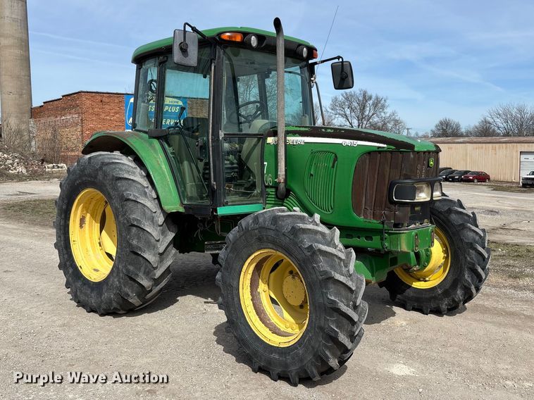 image for item FB3619 John Deere 6415 MFWD tractor