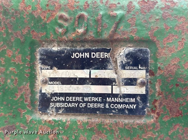 image for item FB3619 John Deere 6415 MFWD tractor