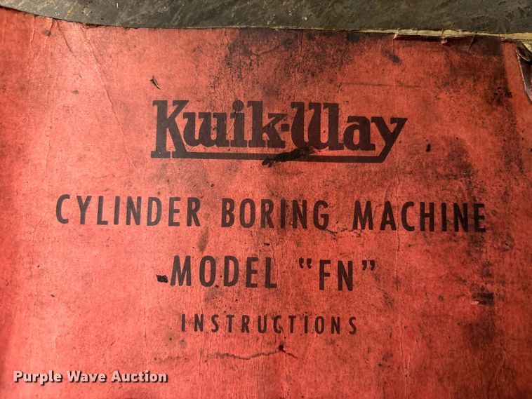 image for item FB3623 Kuik way FN cylinder boring machine
