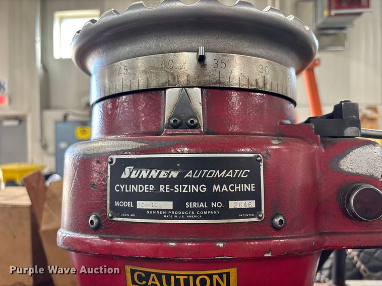 image for item FB3624 SUNNEN CK-10 cylinder re-sizing machine