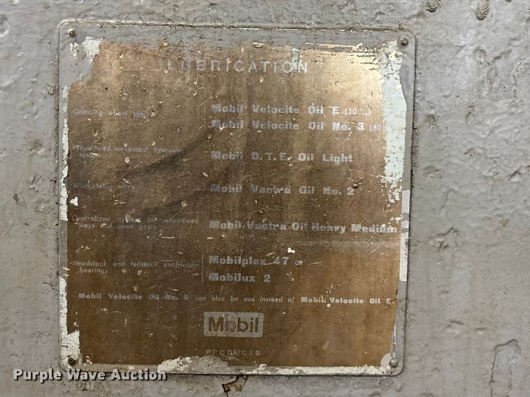 image for item FB3626 Peterson machine tool inc crankshaft grinder