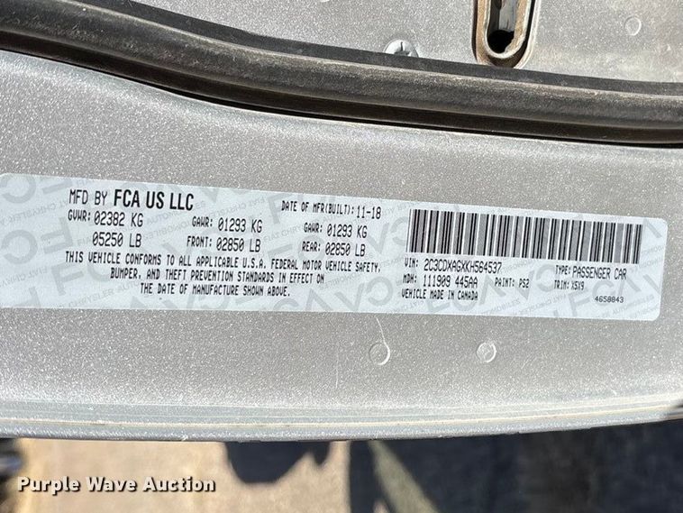 image for item FC2020 2019 Dodge Charger Police 